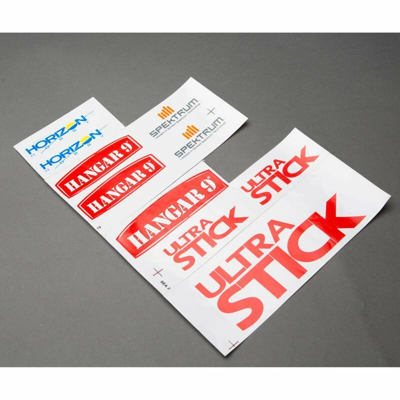 Hangar 9 Decal Sheet: Ultra Stick 10cc for Building Materials