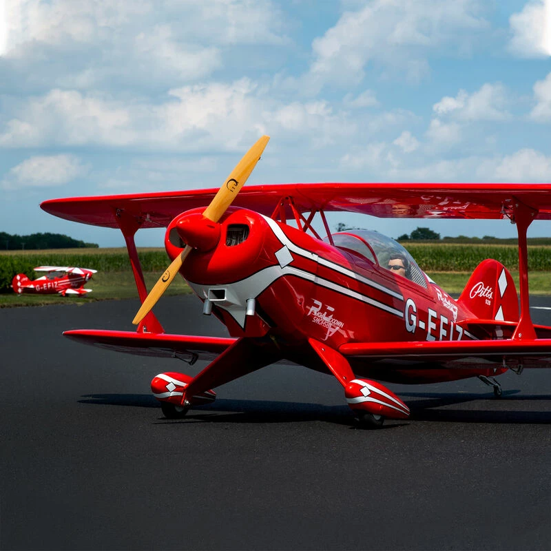 Hangar 9 Pitts S-2B 50-60cc, 71.6" with DLE 60cc Twin Engine for Almost Ready-To-Fly - Image 2