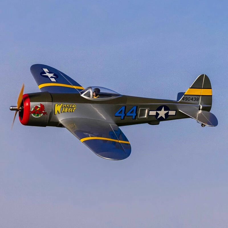 Hangar 9 Fun Scale P-47 Thunderbolt PNP with AR637T & 4S 5000mAh LiPo Battery for Plug-N-Play - Image 3