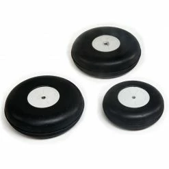 Hangar 9 Wheel Set, 5" (2) & 4" (1): OV-10 Bronco for Parts