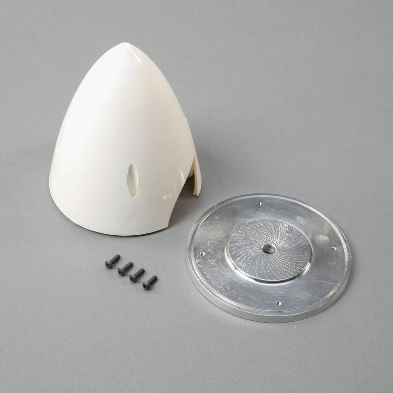 Hangar 9 4" Spinner with Alum Backplate: Van's RV-4 30cc for Parts