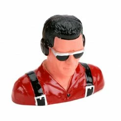 Hangar 9 1/5 Pilot, Civilian with Headphones & Sunglasses, Red for Parts