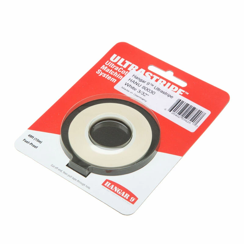 Hangar 9 UltraStripe, White 3/32 for Covering Supplies