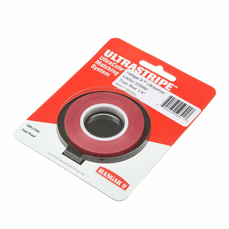 Hangar 9 UltraStripe, True Red 1/4" for Covering Supplies